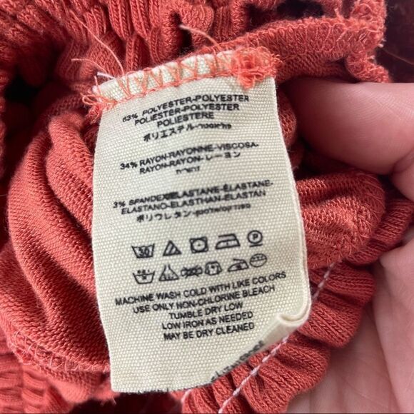 Free People Smocked Square Neck Crop Top - Picture 10 of 10